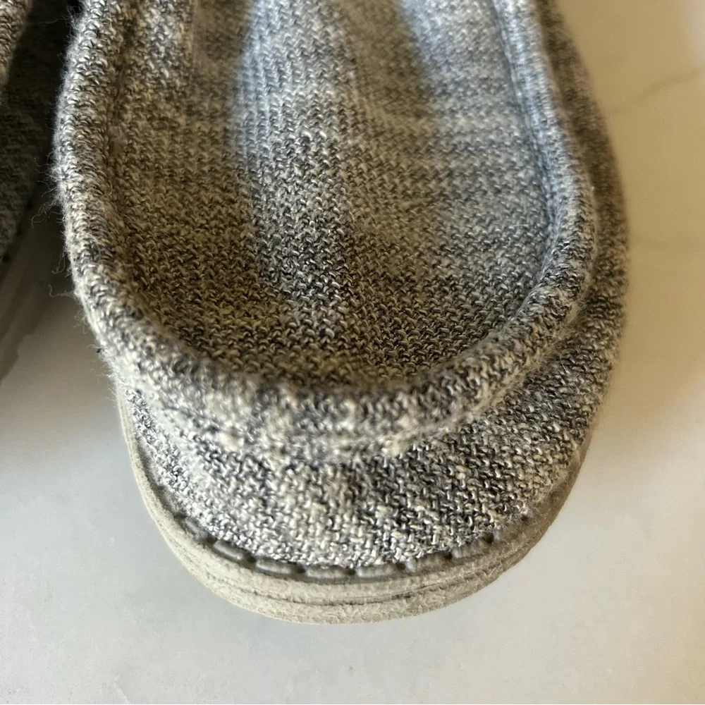 Hey Dude Wally‎ Stretch Low Top Slip On Loafers Shoe Grey Size 13